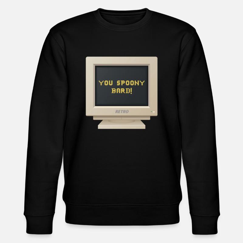 CRT Design - Du löffeliger Barde= - Stanley/Stella Unisex Bio-Sweatshirt CHANGER  - Schwarz