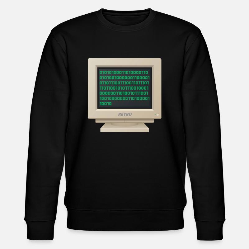 CRT - Code binaire - Sweat bio CHANGER Stanley/Stella Unisexe - noir