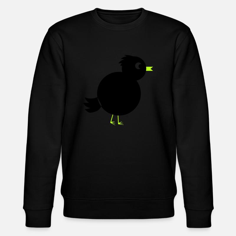 Bird Vogel - Stanley/Stella Unisex Bio-Sweatshirt CHANGER  - Schwarz
