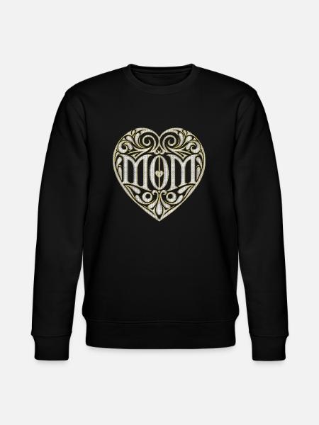 Love Cytates amore Kwiaty Kobiety dziewczyna mama kobieta - Ekologiczna bluza unisex Stanley/Stella CHANGER - czarny