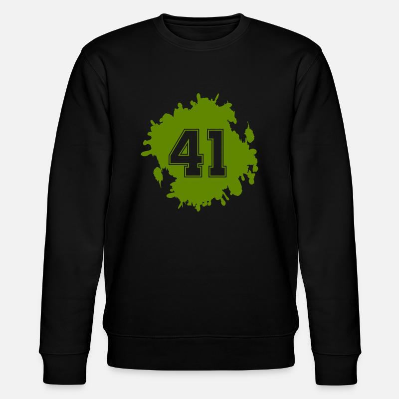 klecks 41 - Stanley/Stella Unisex Bio-Sweatshirt CHANGER  - Schwarz