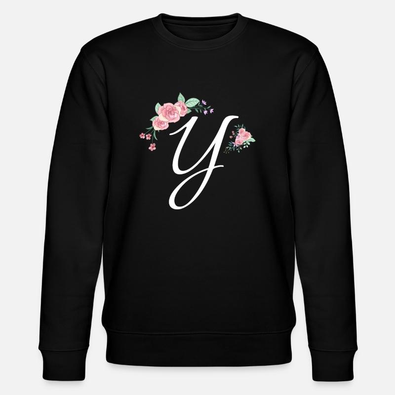 Brief und Blumen - Stanley/Stella Unisex Bio-Sweatshirt CHANGER  - Schwarz