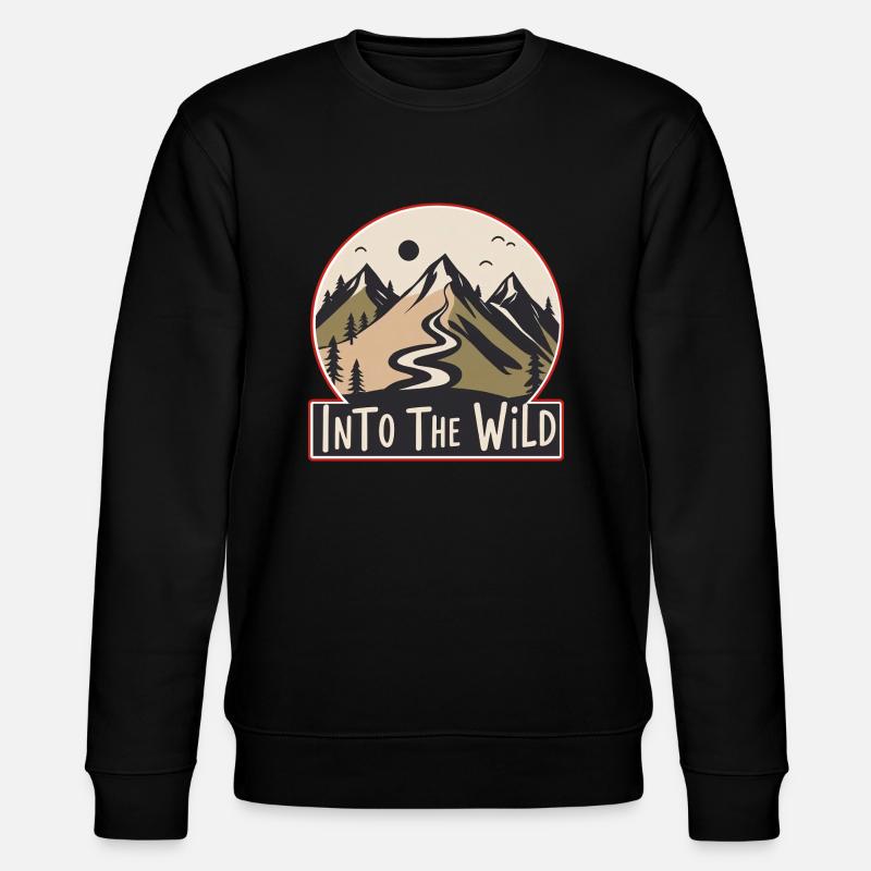 IntoTheWild - Stanley/Stella Unisex Bio-Sweatshirt CHANGER  - Schwarz