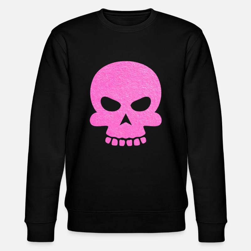 Totenkopf - Stanley/Stella Unisex Bio-Sweatshirt CHANGER  - Schwarz