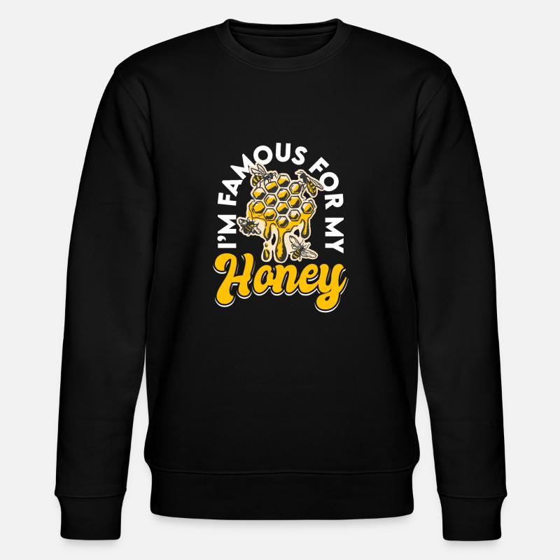 Bee Beekeeper Honey Bees - Stanley/Stella CHANGER Unisex Organic Sweatshirt - black