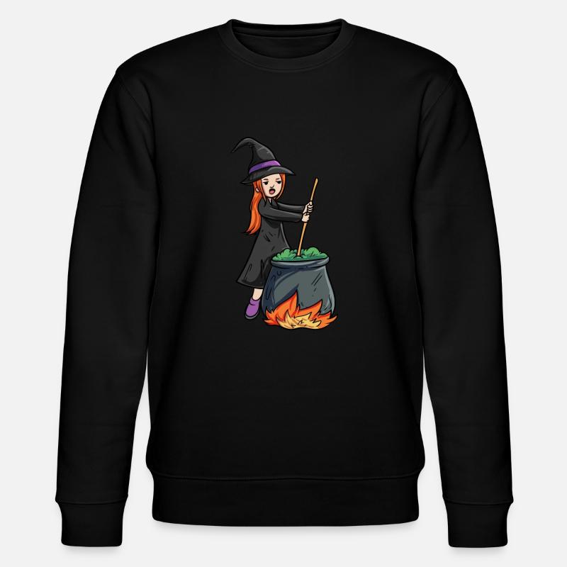 Witch Boiler - Stanley/Stella CHANGER Unisex Organic Sweatshirt - black