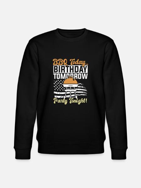 US Flag GrillIng Grill Cook - Stanley/Stella CHANGER Unisex Organic Sweatshirt - black