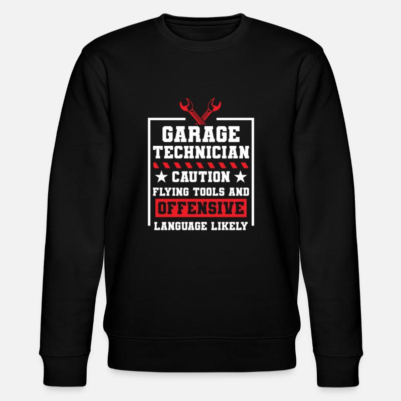 Garage Automechaniker - Stanley/Stella Unisex Bio-Sweatshirt CHANGER  - Schwarz