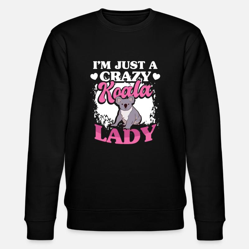 Koala Bear Australian Zoo - Stanley/Stella CHANGER Unisex Organic Sweatshirt - black
