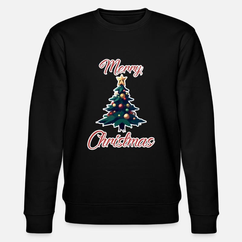 Arbre de Noël (AVC) - Sweat bio CHANGER Stanley/Stella Unisexe - noir