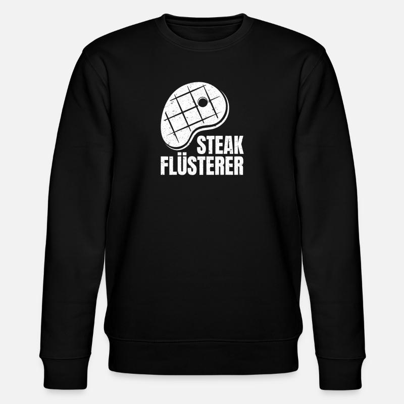 Steak Whisperer - Stanley/Stella CHANGER Unisex Organic Sweatshirt - black