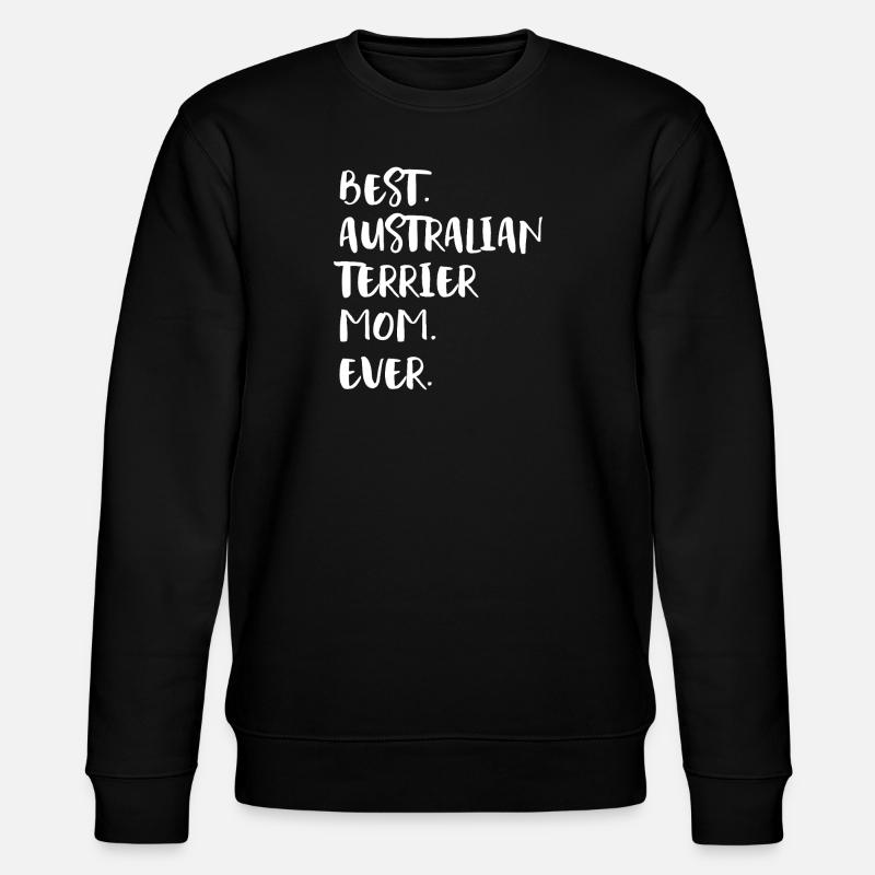 Australian Terrier - Stanley/Stella CHANGER Unisex Organic Sweatshirt - black