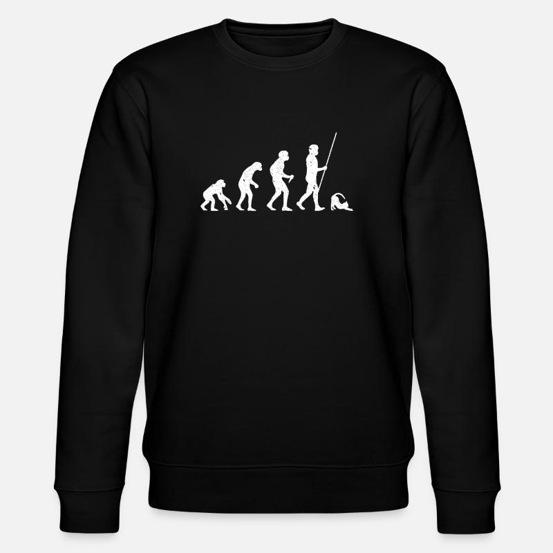 Évolution du chat - Sweat bio CHANGER Stanley/Stella Unisexe - noir