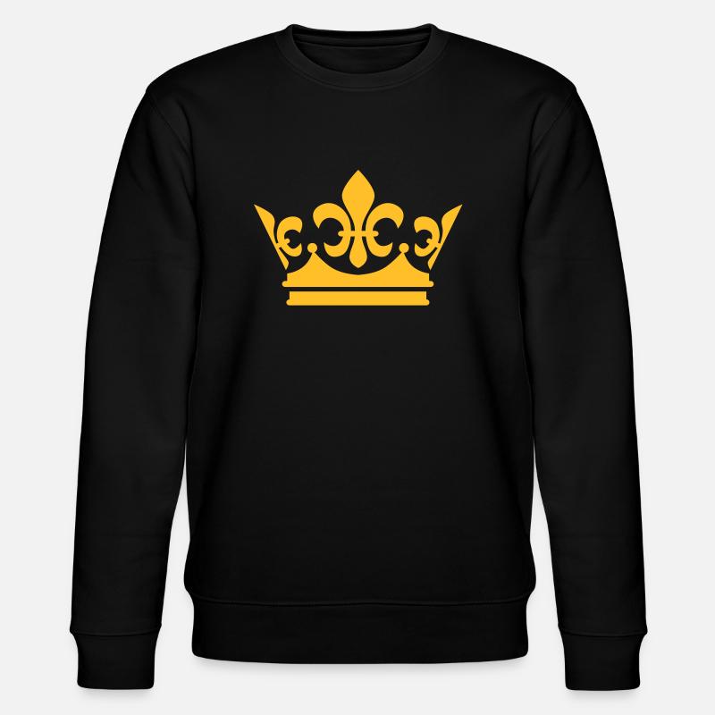 1c Crown King / Couronne - Sweat bio CHANGER Stanley/Stella Unisexe - noir