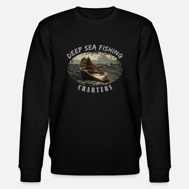 Deep Sea Fishing Charters - Stanley/Stella Unisex Bio-Sweatshirt CHANGER  - Schwarz