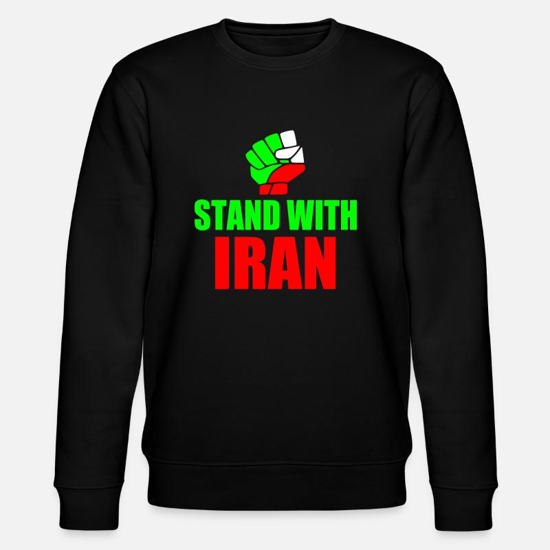 Stand with iran - Sweat bio CHANGER Stanley/Stella Unisexe - noir
