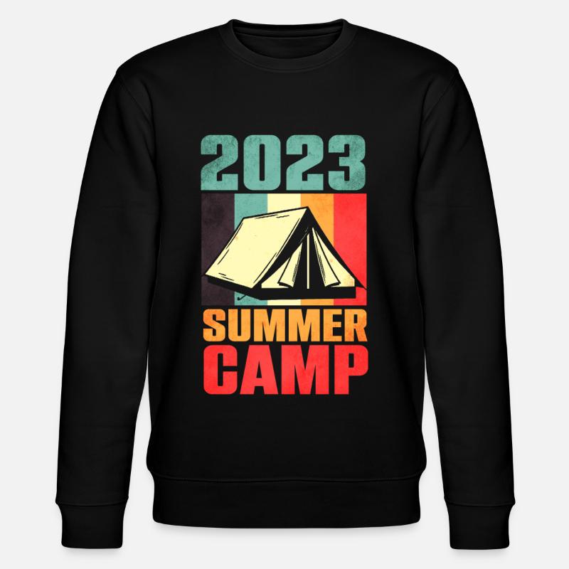 Summer Camp Camping 2023 - Stanley/Stella CHANGER Unisex Organic Sweatshirt - black