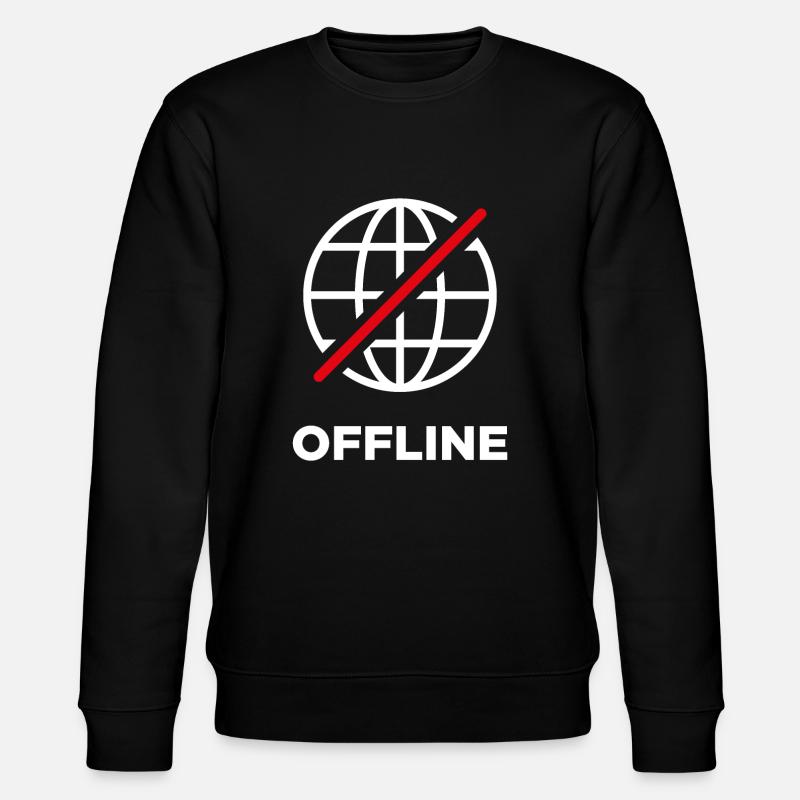 Offline - Stanley/Stella CHANGER Unisex Organic Sweatshirt - black