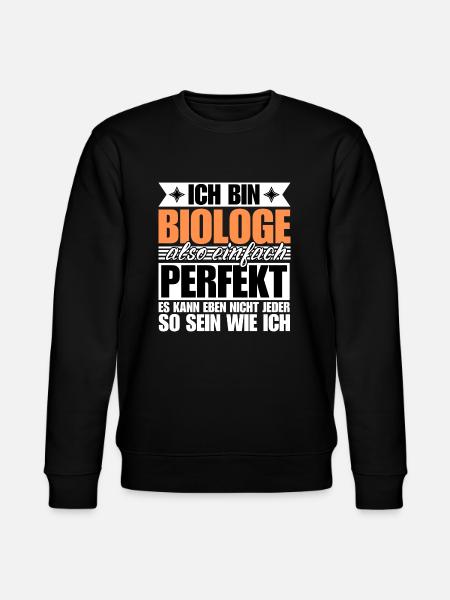 Perfekter Biologe - Stanley/Stella Unisex Bio-Sweatshirt CHANGER - Schwarz