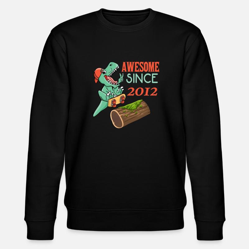 Dino Skater Anniversaire 2012 - Sweat bio CHANGER Stanley/Stella Unisexe - noir