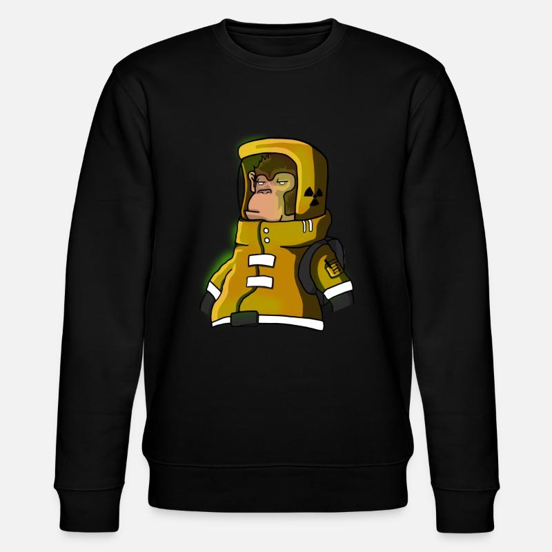 Monkeysta - Stanley/Stella Unisex Bio-Sweatshirt CHANGER  - Schwarz