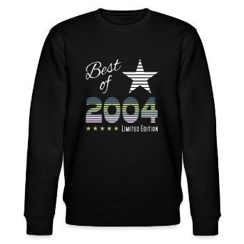 Best of 2004 | Limited Edition | Birthday - Stanley/Stella CHANGER Unisex Organic Sweatshirt - black - Front - Nik (191cm) & Marisol (170cm)