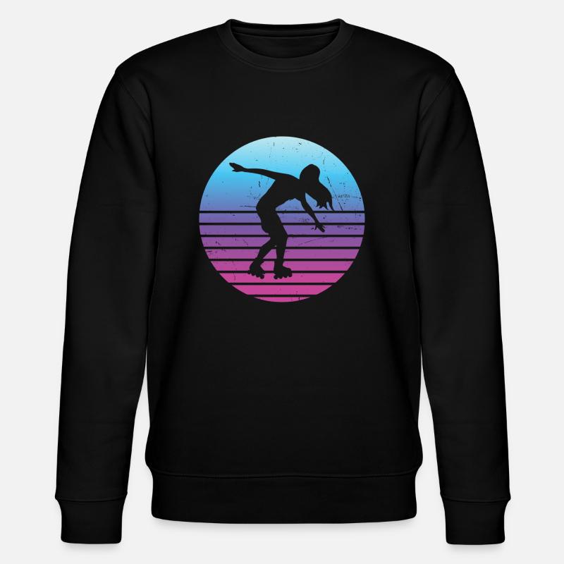 Rollerskaten Femmes Roller Roller Skating - Sweat bio CHANGER Stanley/Stella Unisexe - noir
