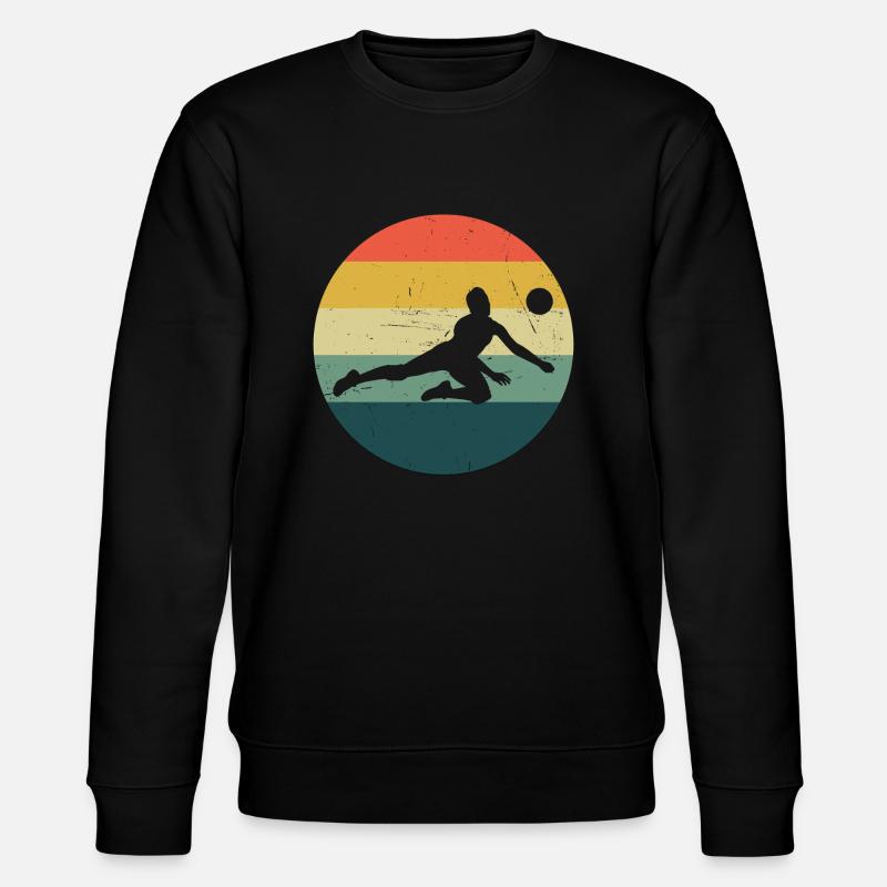 Joueuses de volleyball Volleyball - Sweat bio CHANGER Stanley/Stella Unisexe - noir
