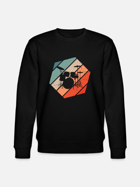 Drummer Drummer Drumming Drums - Stanley/Stella CHANGER Unisex Organic Sweatshirt - black