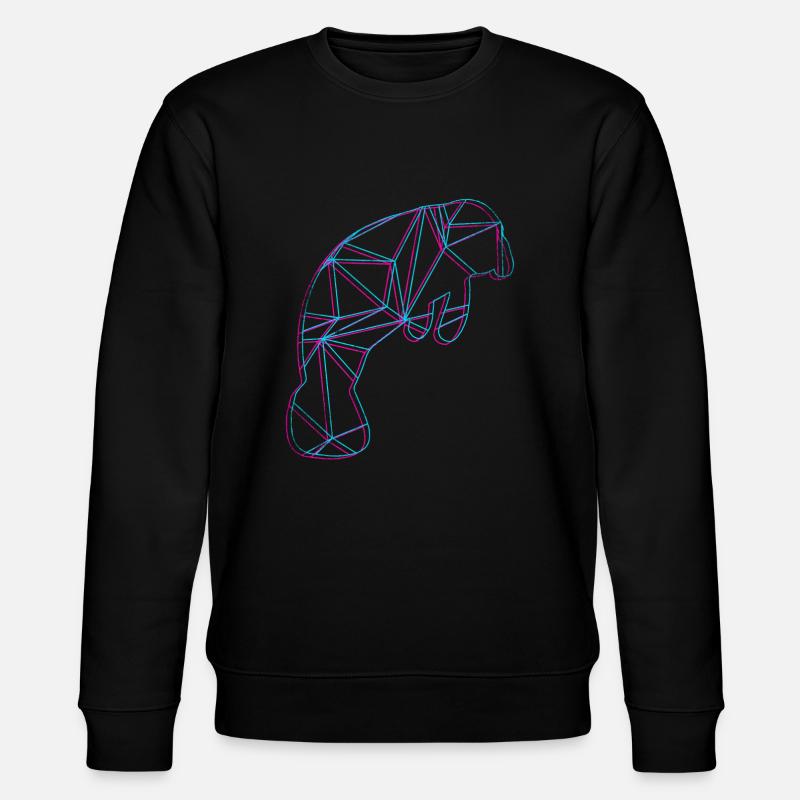 Polygon Manatee - Stanley/Stella CHANGER Unisex Organic Sweatshirt - black