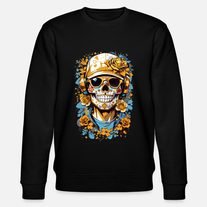 Crâne de sucre - Sweat bio CHANGER Stanley/Stella Unisexe - noir