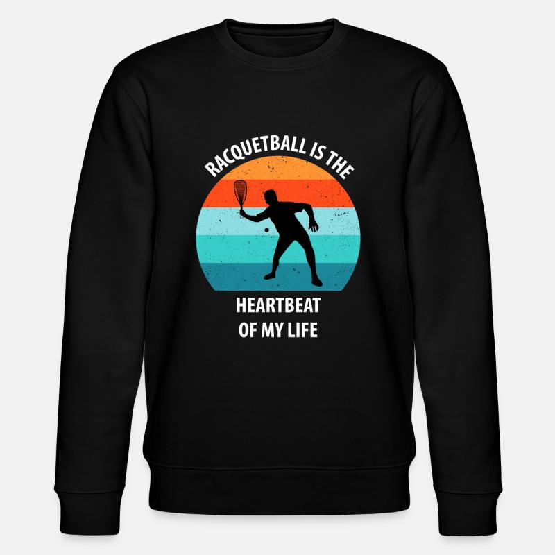 Racqueetball - Stanley/Stella Unisex Bio-Sweatshirt CHANGER - Schwarz