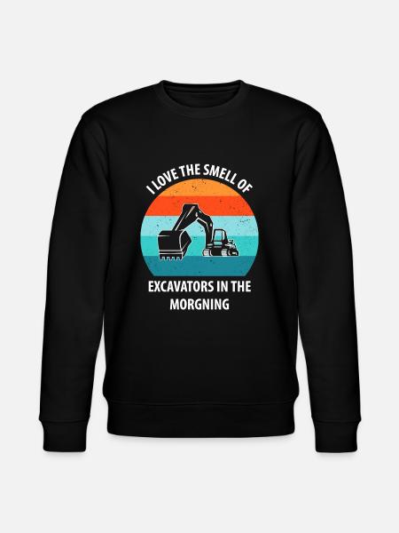 Bagger Baggerfahrer Baggerwagen - Stanley/Stella Unisex Bio-Sweatshirt CHANGER  - Schwarz
