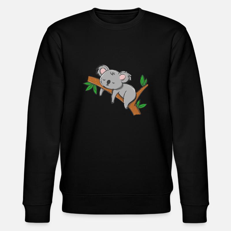 Koala ours Koala endormi. Idéal pour dormir. - Sweat bio CHANGER Stanley/Stella Unisexe - noir