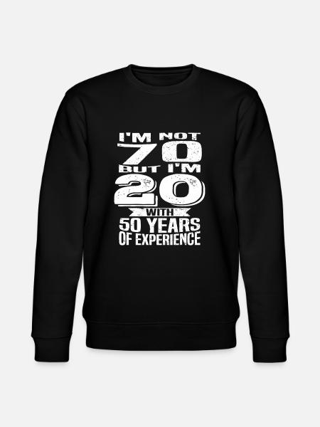 Anniversaire 70 ans - Sweat bio CHANGER Stanley/Stella Unisexe - noir