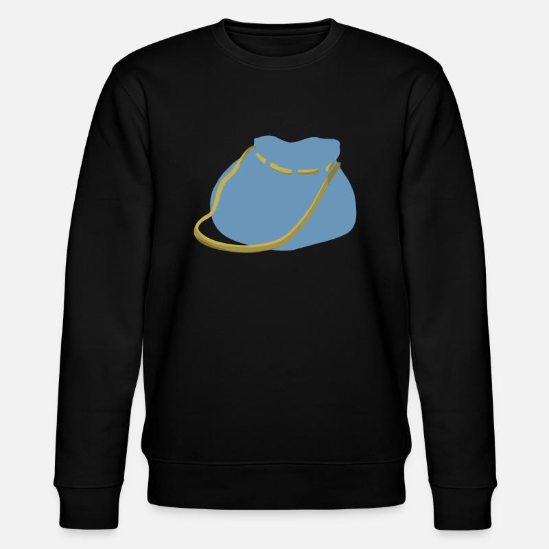 backpack suitcase backpack bag briefcase131 - Stanley/Stella CHANGER Unisex Organic Sweatshirt - black