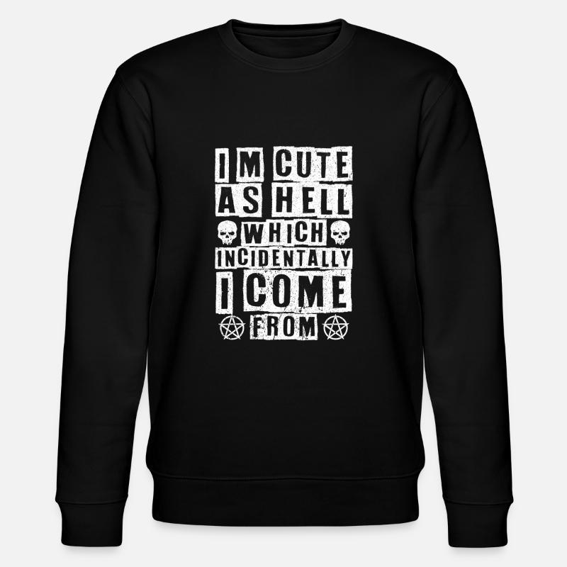 Cadeaux gothiques - Sweat bio CHANGER Stanley/Stella Unisexe - noir
