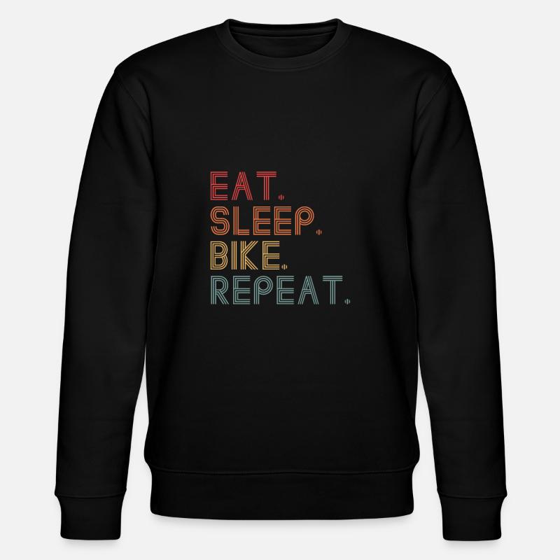 bicycle - Stanley/Stella CHANGER Unisex Organic Sweatshirt - black