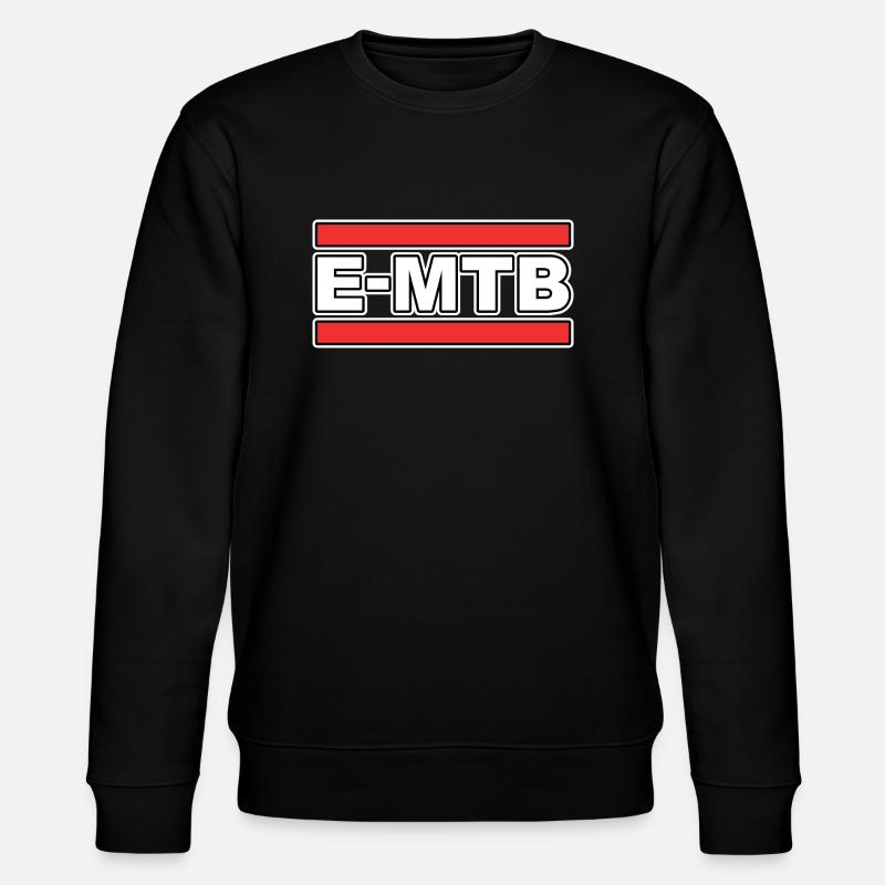 E-MTB - Stanley/Stella Unisex Bio-Sweatshirt CHANGER  - Schwarz