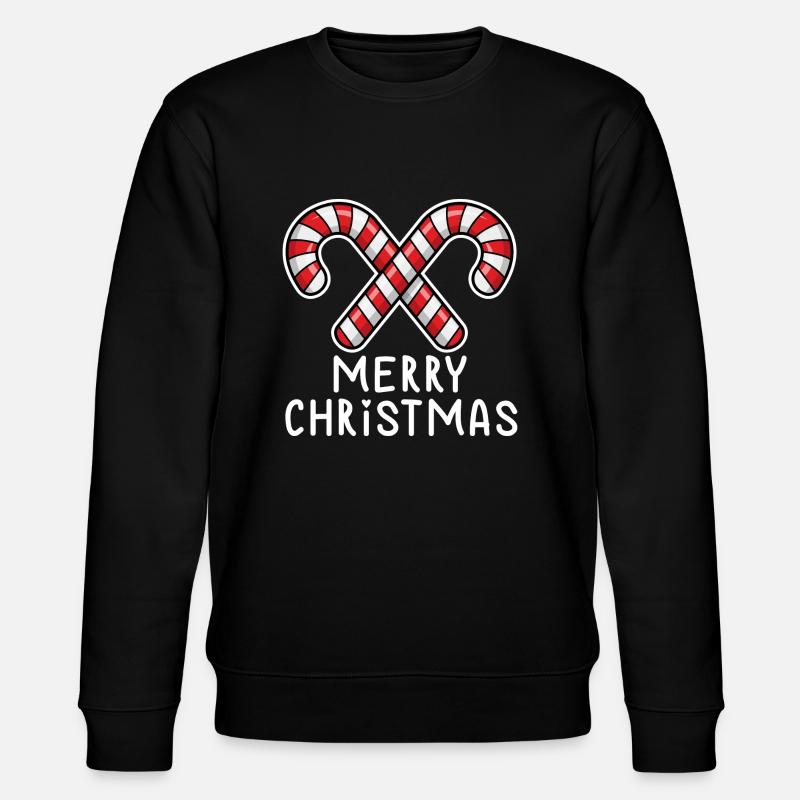 Candy Canes - Joyeux Noël - Sweat bio CHANGER Stanley/Stella Unisexe - noir