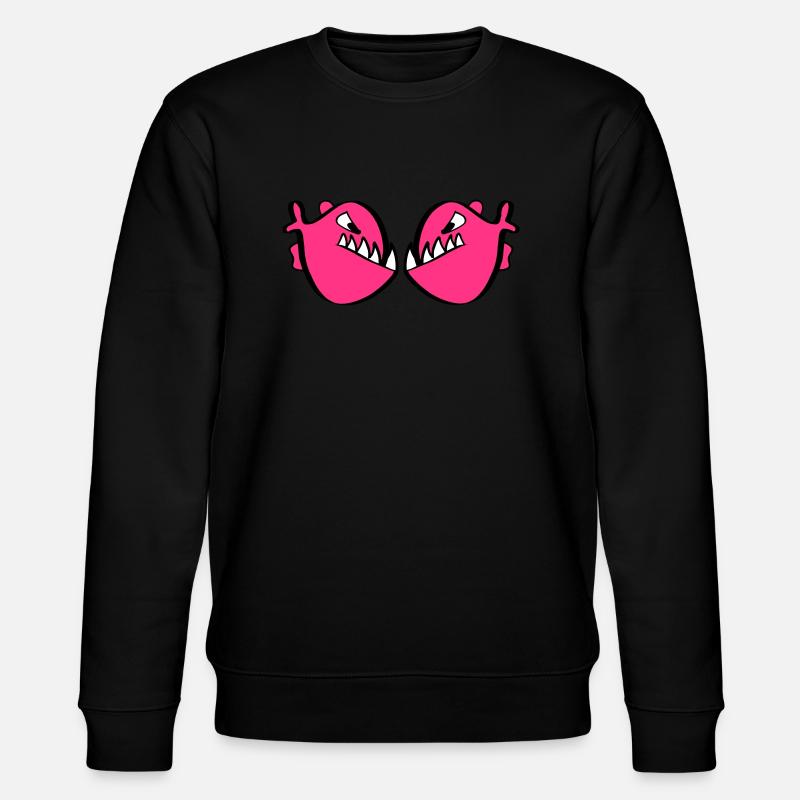 Piranhas rouges - Sweat bio CHANGER Stanley/Stella Unisexe - noir