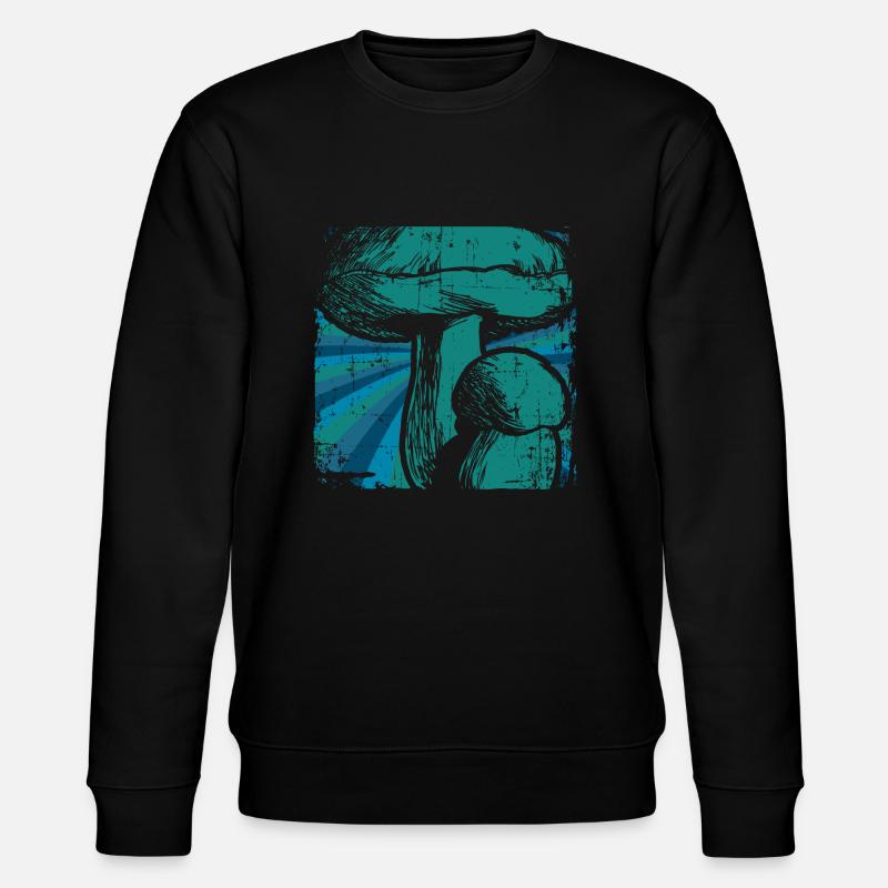 Champignons - Sweat bio CHANGER Stanley/Stella Unisexe - noir