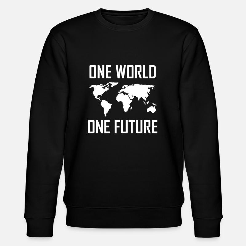 one world one future - Sweat bio CHANGER Stanley/Stella Unisexe - noir