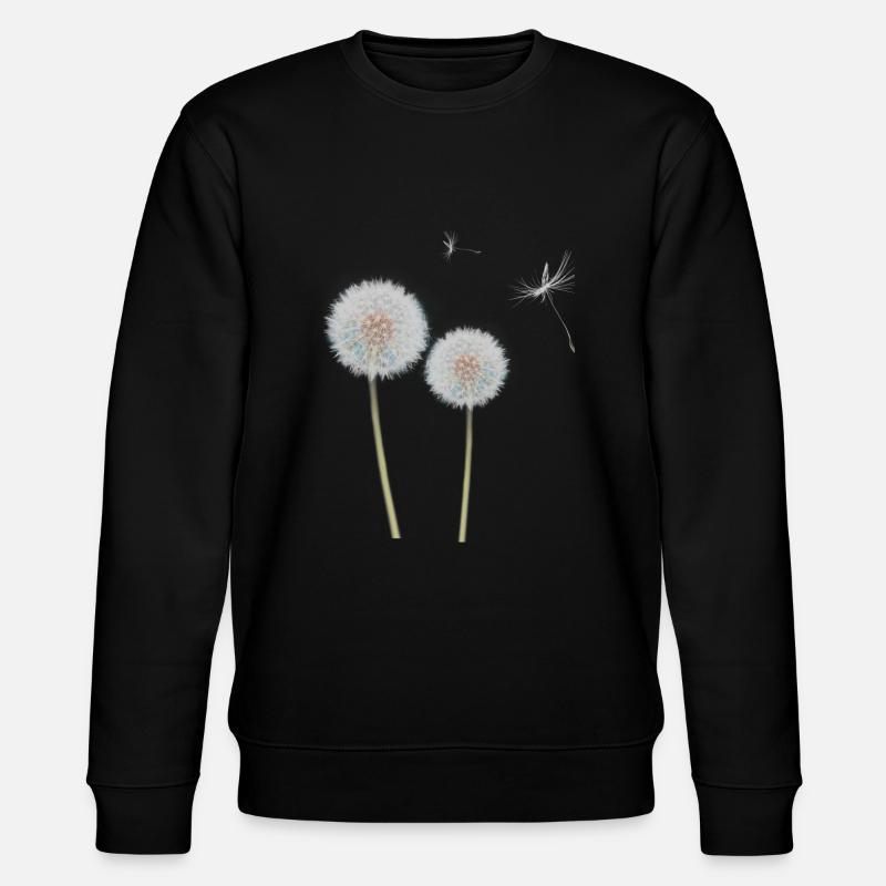 Dandelion Dandelion flowers Dandelion - Stanley/Stella CHANGER Unisex Organic Sweatshirt - black