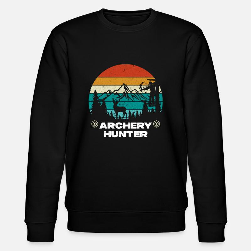 Archery Hunter - Stanley/Stella Unisex Bio-Sweatshirt CHANGER  - Schwarz