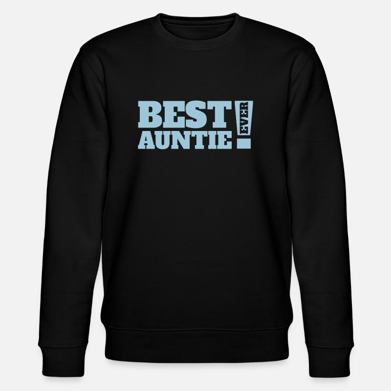 Best Auntie Ever - Stanley/Stella Unisex Bio-Sweatshirt CHANGER - Schwarz