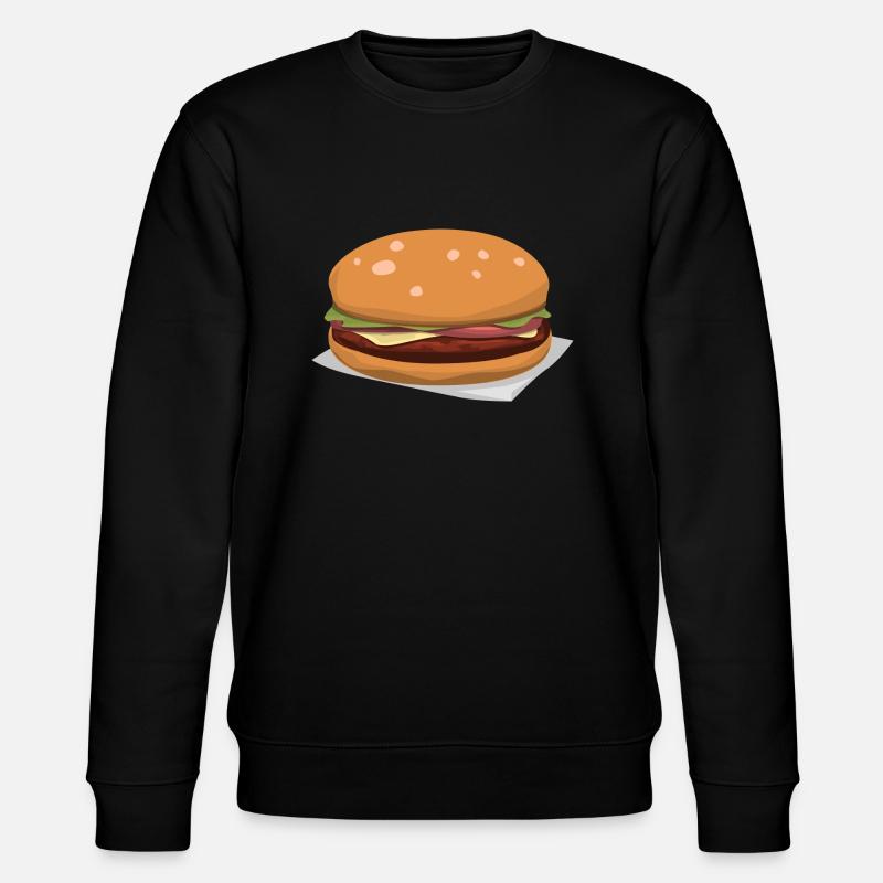 Leckerer Hamburger - Sweat bio CHANGER Stanley/Stella Unisexe - noir