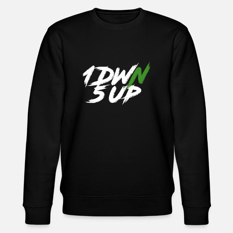 1DWN5UP blanc - Sweat bio CHANGER Stanley/Stella Unisexe - noir