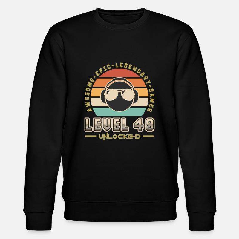 Stufe 49 - Stanley/Stella Unisex Bio-Sweatshirt CHANGER  - Schwarz