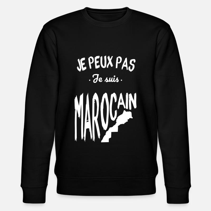 Je peux pas je suis Marocain - Sweat bio CHANGER Stanley/Stella Unisexe - noir